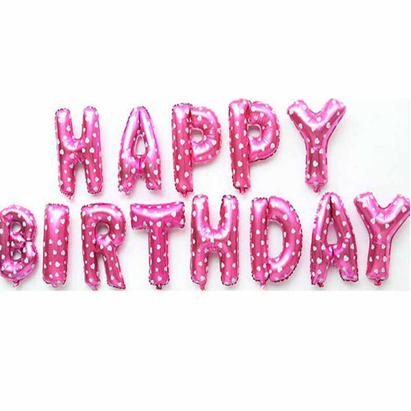 Colorful Foil Happy Birthday Letter Balloon
