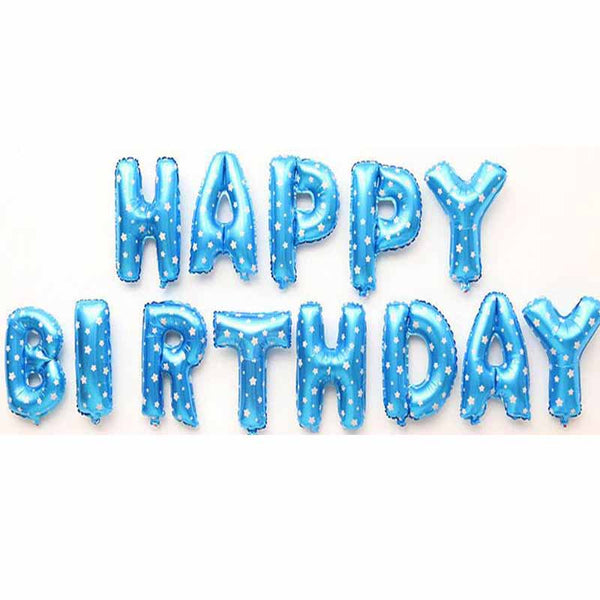 Colorful Foil Happy Birthday Letter Balloon