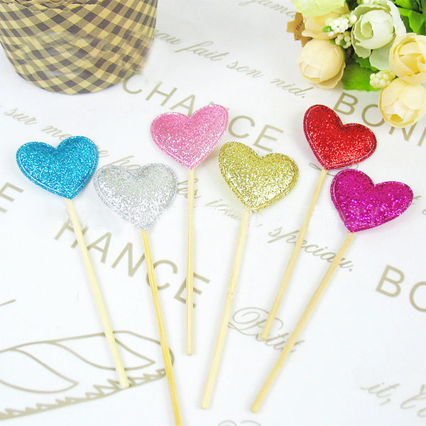 Multi-color Theme Cupcake Cake Toppers