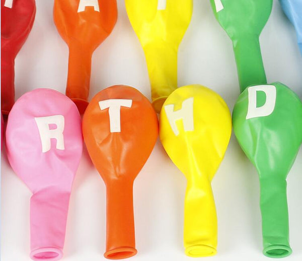HAPPY BIRTHDAY Latex Balloons