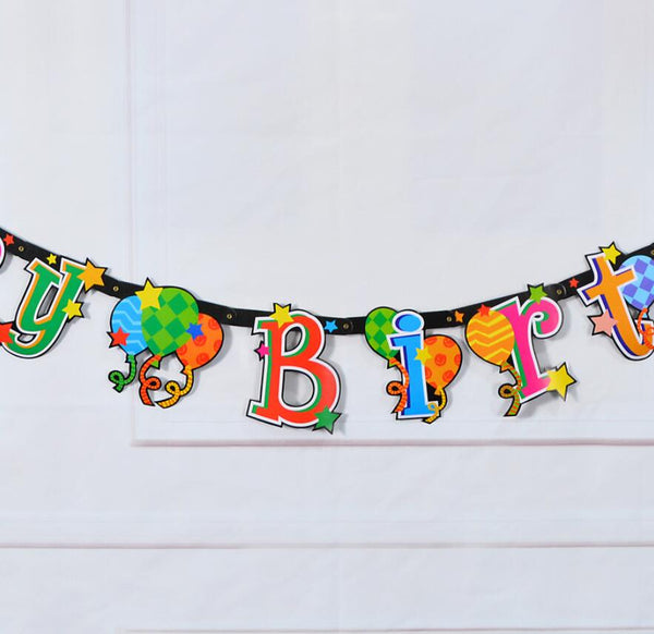 Colorful Happy Birthday Banner