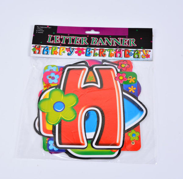 Colorful Happy Birthday Banner