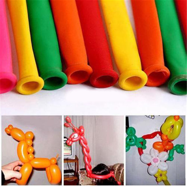 Mix Color Latex Long Balloon
