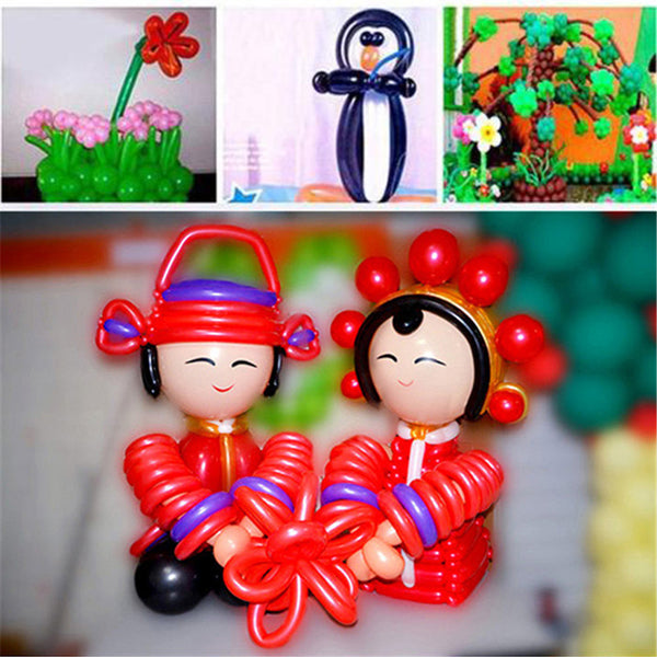 Mix Color Latex Long Balloon