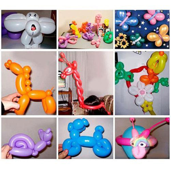 Mix Color Latex Long Balloon
