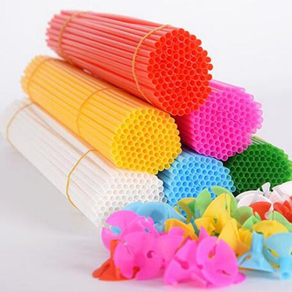 Colorful Plastic Balloon Sticks