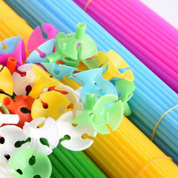 Colorful Plastic Balloon Sticks