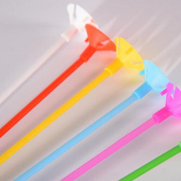 Colorful Plastic Balloon Sticks