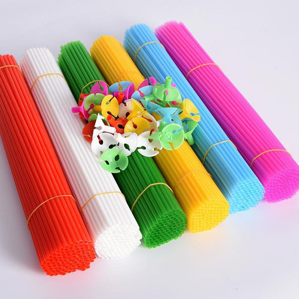 Colorful Plastic Balloon Sticks