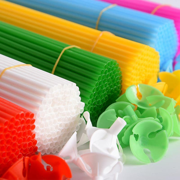 Colorful Plastic Balloon Sticks