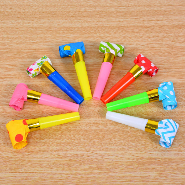 Multi-Color Party Whistles