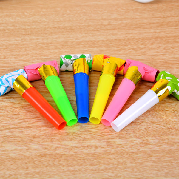 Multi-Color Party Whistles