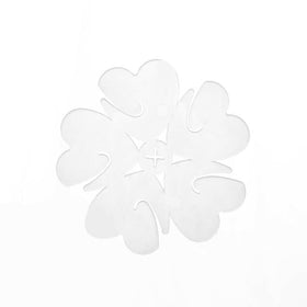 Flower Balloons Plum Clip