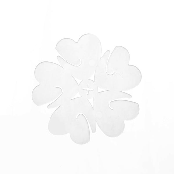 Flower Balloons Plum Clip