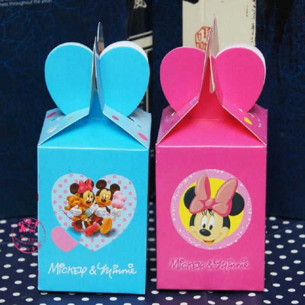 Cartoon Minnie/Mickey Party Favor Box
