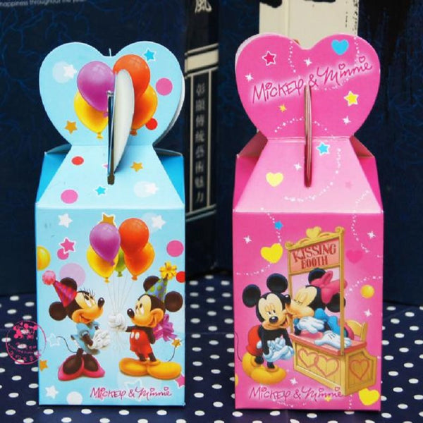 Cartoon Minnie/Mickey Party Favor Box