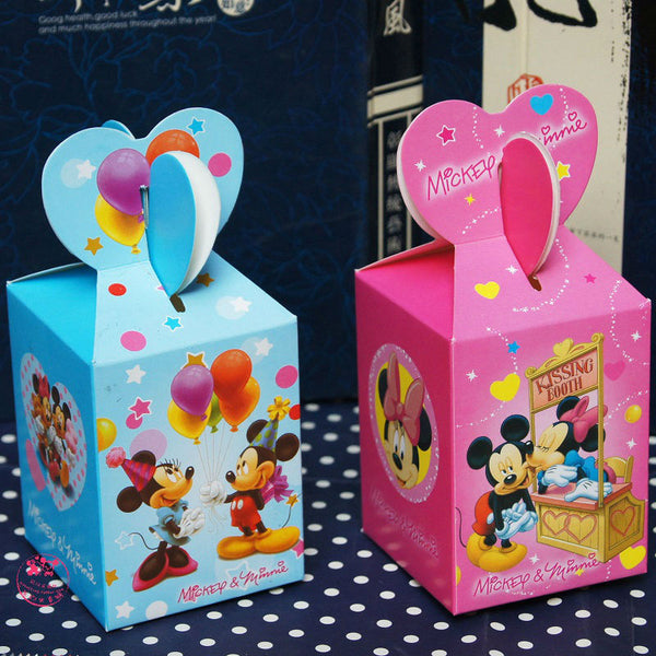 Cartoon Minnie/Mickey Party Favor Box