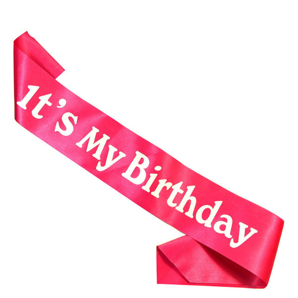 Birthday Sash for Birthday Party