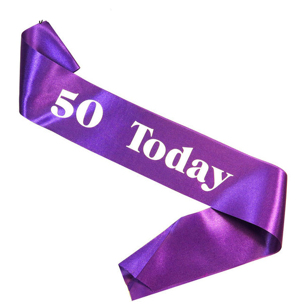 Birthday Sash for Birthday Party