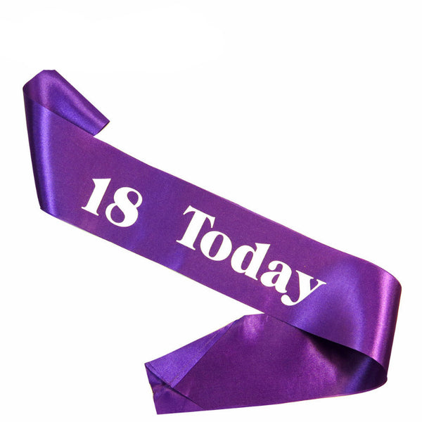 Birthday Sash for Birthday Party
