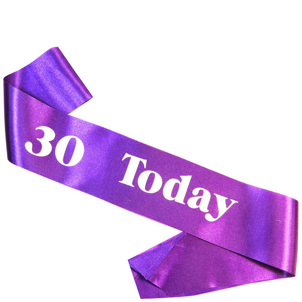 Birthday Sash for Birthday Party