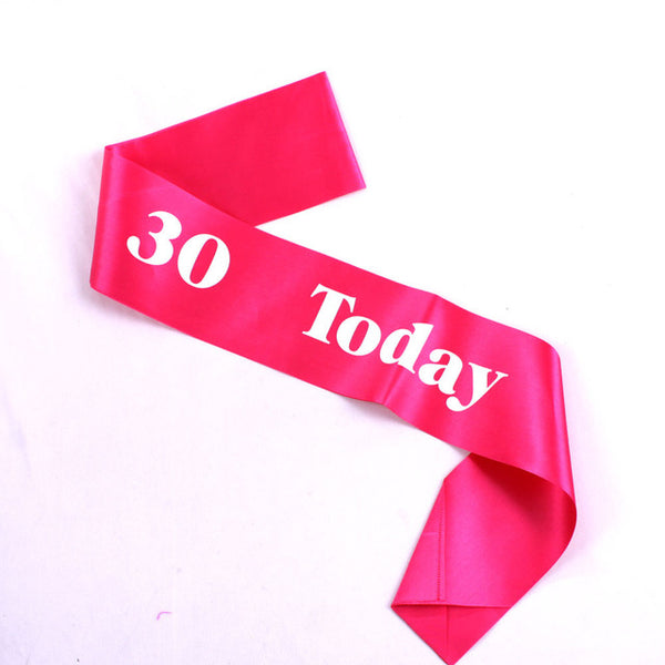 Birthday Sash for Birthday Party