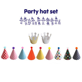 Polka Dot Striped Party Hats