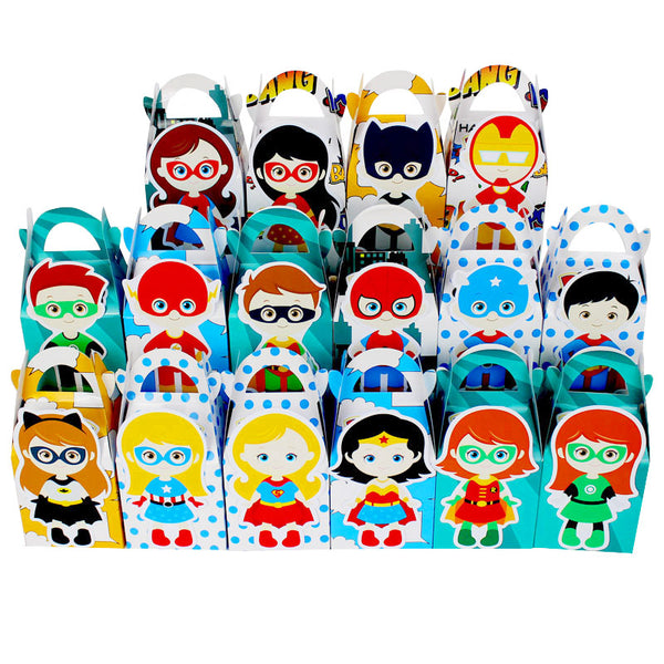 Superhero Favor Paper Box