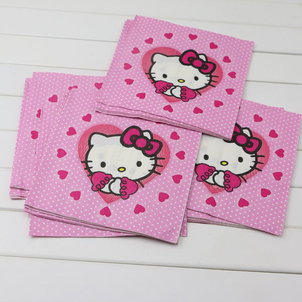 Hello kitty Birthday Party Tableware Set