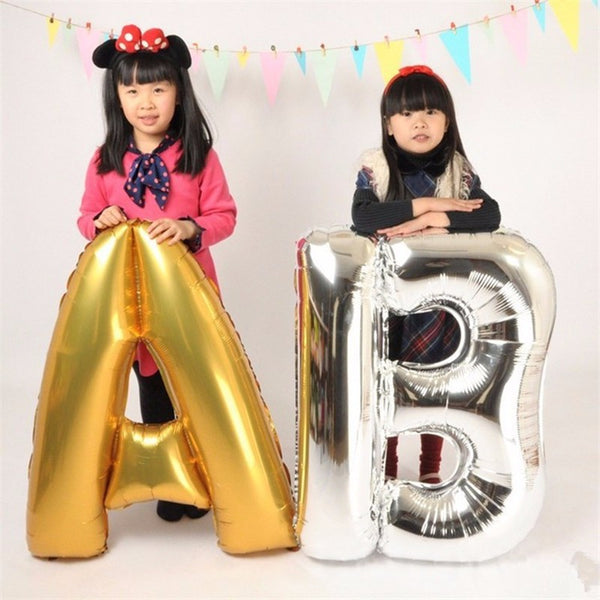 Gold Foil Large Letter Balloons