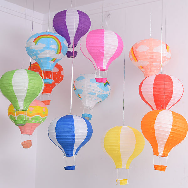 Hot Air Balloon Rainbow Printing Paper Lantern