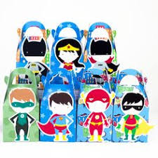 Superhero Favor Paper Box