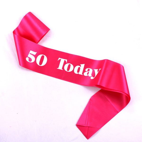 Birthday Sash for Birthday Party