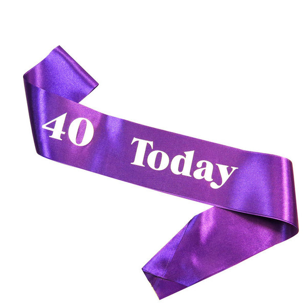 Birthday Sash for Birthday Party