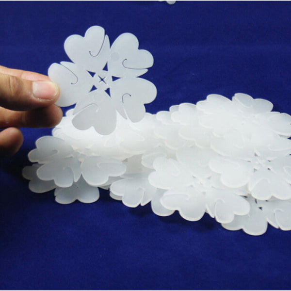 Flower Balloons Plum Clip