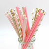 Mixed Color Drinking Paper Straws