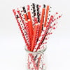 Mixed Color Drinking Paper Straws