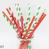 Mixed Color Drinking Paper Straws
