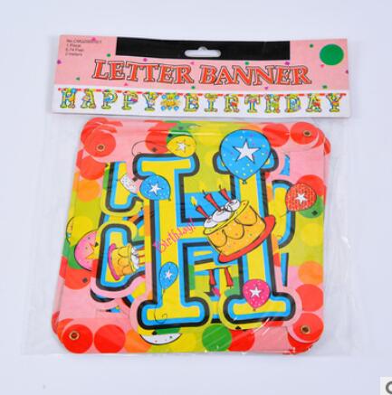 Colorful Happy Birthday Banner