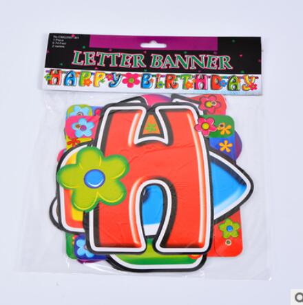 Colorful Happy Birthday Banner