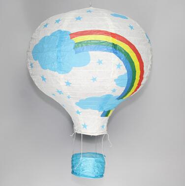 Hot Air Balloon Rainbow Printing Paper Lantern