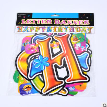 Colorful Happy Birthday Banner