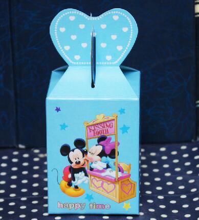 Cartoon Minnie/Mickey Party Favor Box