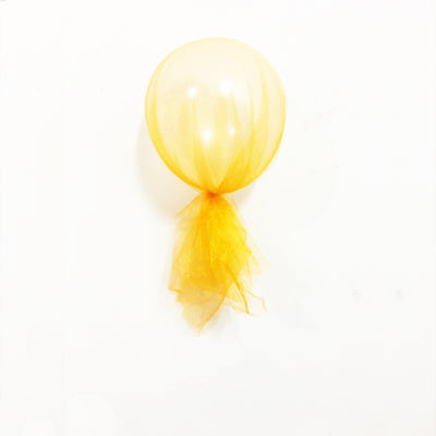 Transparent Color Yarn Balloons