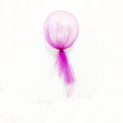 Transparent Color Yarn Balloons